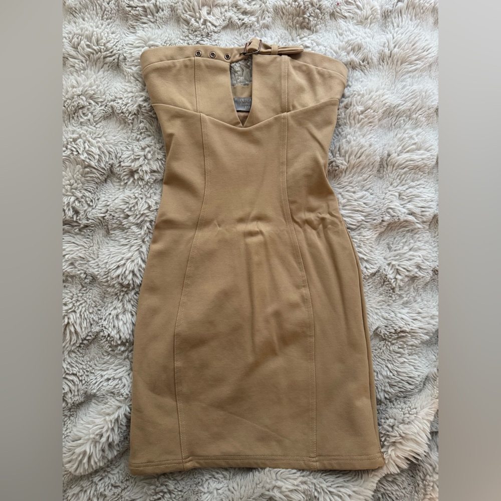 Outcast clothing Elegant Tan Dress